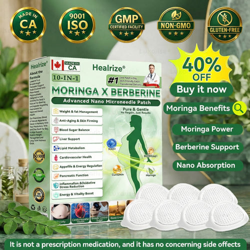 Once Daily, Visible Changes in 7 Days 👩‍⚕️𝐇𝐞𝐚𝐥𝐫𝐢𝐳𝐞® 𝑴𝒐𝒓𝒊𝒏𝒈𝒂 & 𝑩𝒆𝒓𝒃𝒆𝒓𝒊𝒏𝒆 10-𝑰𝑵-1 𝑨𝒅𝒗𝒂𝒏𝒄𝒆𝒅 𝑵𝒂𝒏𝒐 𝑴𝒊𝒄𝒓𝒐𝒏𝒆𝒆𝒅𝒍𝒆 𝑷𝒂𝒕𝒄𝒉 🏅 𝐎𝐛𝐞𝐬𝐢𝐭𝐲, 𝐃𝐢𝐚𝐛𝐞𝐭𝐞𝐬, 𝐒𝐥𝐞𝐞𝐩 𝐀𝐩𝐧𝐞𝐚, 𝐀𝐧𝐝 𝐉𝐨𝐢𝐧𝐭 𝐈𝐬𝐬𝐮𝐞𝐬🔴03